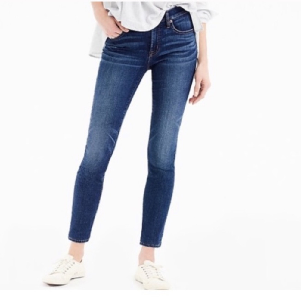 J Crew Toothpick Ankle Jeans
